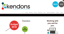 Desktop Screenshot of kendons.co.nz